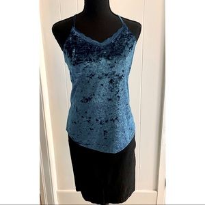 Secret Treasures Crushed Velvet Lounge Top